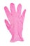 Pink surgical glove for COVID-19 coronavirus precautions