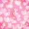 Pink Sweet Bokeh Heart, pattern,