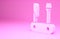 Pink Swiss army knife icon isolated on pink background. Multi-tool, multipurpose penknife. Multifunctional tool