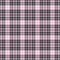Pink tartan seamless vector patterns. Checkered plaid texture. Geometrical square background for fabric