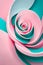 pink teal colored macro rose artwork. stylish aesthetic abstract art