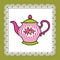 Pink teapot