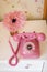 Pink telephone