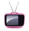 Pink television
