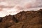 Pink Tinged Clouds At Sunset Over Hunter Peak