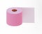 pink toilet paper