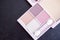 Pink tone eye shadow make up palette set