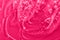 Pink toner smear smudge texture. Hyaluronic acid with retinol and ceramide swatch. Gel serum liquid cosmetics, cream