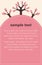 pink tree Flyer/Poster Template