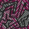 Pink tribal geometric seamless pattern