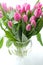 Pink Tulips in vase