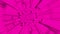Pink tunnel animation. Wormhole through space and time. Motion graphic 4K flying into digital technologic tunnel. 3D Big Data