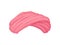 Pink turban. Vector illustration on white background.