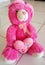 Pink valentine gift doll