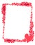 Pink Valentine Hearts Frame or Border