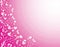 Pink valentines background