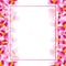 Pink Vanda Miss Joaquim Orchid Banner Card. Singapore National Flower. Vector Illustration