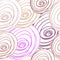 Pink vector seamless pattern. Hand painted lines, rounds and circles on white background.