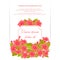 Pink vintage flowers around the frame with sign for wedding invitation, marriage card, congratulation banner, advertise