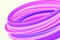 Pink and violet liquid flowing shape