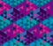 Pink and violet mosaic decorative seamless pattern.