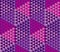 Pink and violet mosaic decorative seamless pattern.