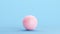 Pink Volleyball Volley Ball Game Sports Equipment Training Kitsch Blue Background