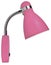 Pink Wall Sconce Bed Gooseneck Lamp, Modern Surface-Mounted Home Light Fixture, Large Detailed Isolated Closeup Studio Shot Detail