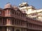 Pink walled inner buildings of Jaipur