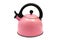 Pink water kettle