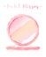 Pink watercolored blue gray painting vector illustration of an p