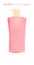 Pink watercolored painting vector illustration of a beauty utensil hair rinse dispenser bottle.