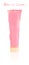 pink watercolored painting vector illustration of a beauty utensil moisturizing cream tube for face.