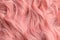 Pink wavy hair pattern. Top view