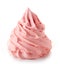 Pink whipped cream