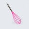 Pink Whisk cooking egg beater mixer whisker  clean with stainless handle