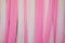 Pink and white fabric backdrop