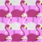 Pink and white flamingo background