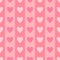 Pink and white hearts pattern Seamless vector soft pink stripe streak background Stylish Valentine\\\'s day wallpaper