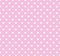 Pink with white polka dots