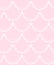 Pink and white scalloped lacy edge embroidery, seamless pattern, vector