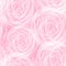 Pink - white scribble seamless pattern