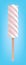 Pink and white spiral candy. Strawberry marshmallow lollipop.