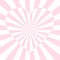 Pink and white sunburst background with heart pattern