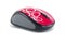 Pink wireless computer mouse