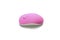 Pink wireless mouse computer isolated white background
