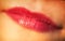 Pink Woman lips, close up, no face