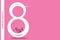 Pink `Women` Typographical Design Elements. International women`s day icon.Women`s day symbol. design for international women