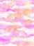 Pink, Yellow and White Abstract Sky Illutration. Digital Painted Clouds.