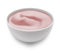 Pink yogurt